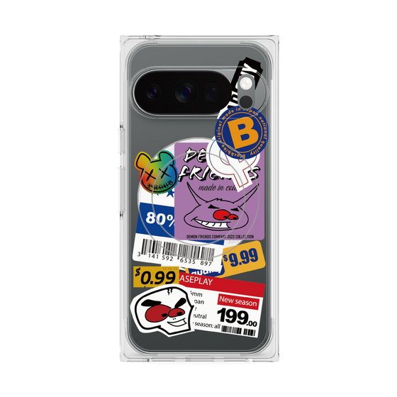 Premium Square Case with Pixelsnap［ Demon Friends Sticker .1 ］