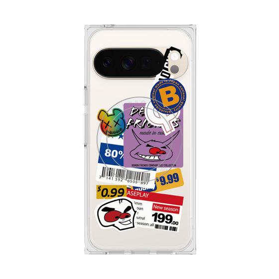 Premium Square Case with Pixelsnap［ Demon Friends Sticker .1 ］