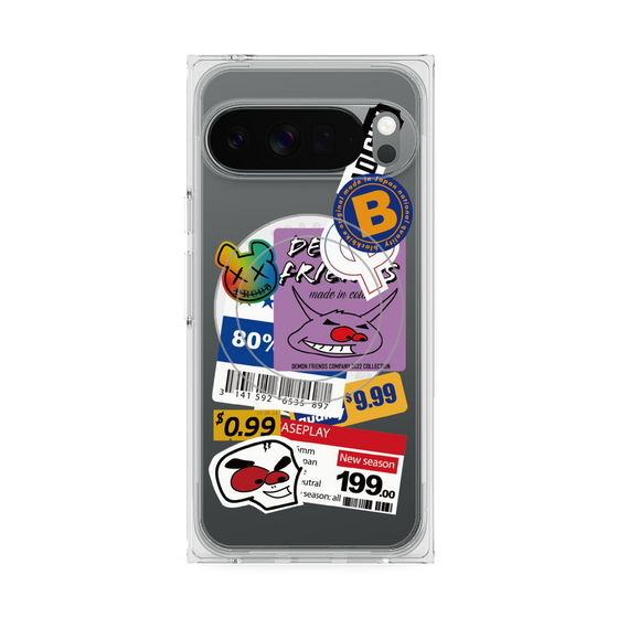 Premium Square Case with Pixelsnap［ Demon Friends Sticker .1 ］