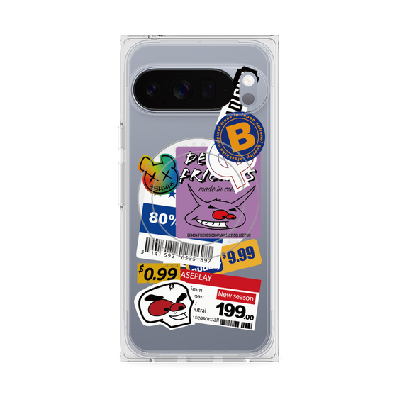 Premium Square Case with Pixelsnap［ Demon Friends Sticker .1 ］