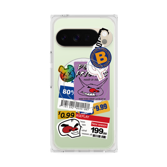 Premium Square Case with Pixelsnap［ Demon Friends Sticker .1 ］