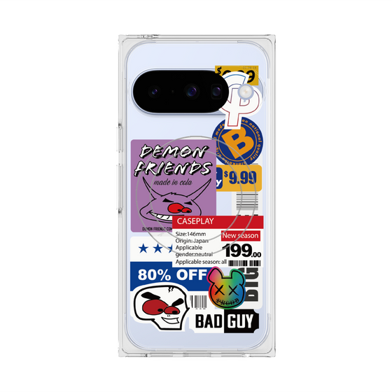 Premium Square Case with Pixelsnap［ Demon Friends Sticker .3 ］