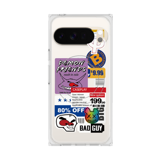 Premium Square Case with Pixelsnap［ Demon Friends Sticker .3 ］
