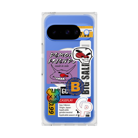 Premium Square Case with Pixelsnap［ Demon Friends Sticker .4 ］