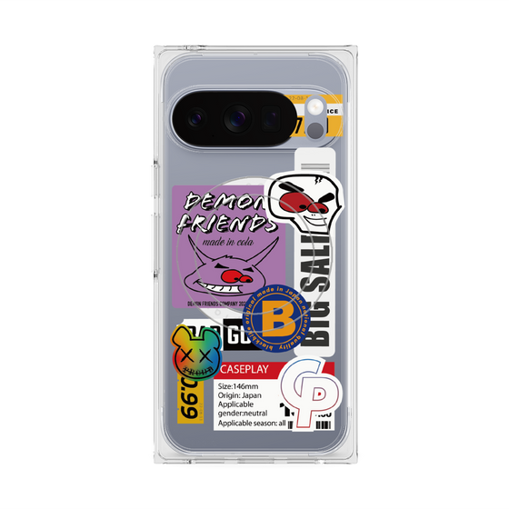 Premium Square Case with Pixelsnap［ Demon Friends Sticker .4 ］