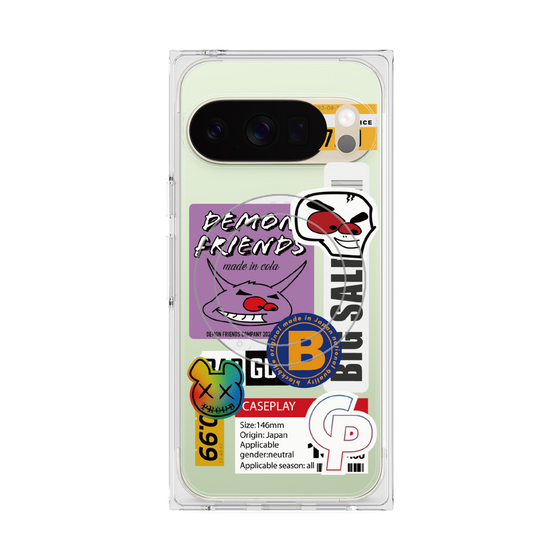Premium Square Case with Pixelsnap［ Demon Friends Sticker .4 ］