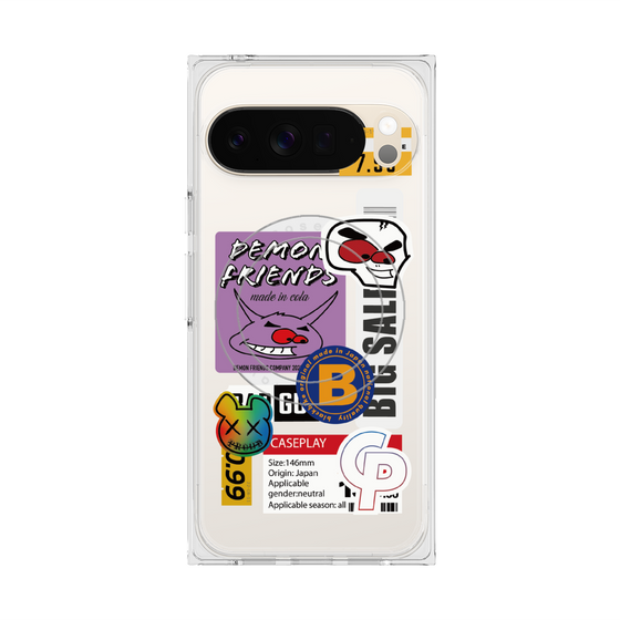 Premium Square Case with Pixelsnap［ Demon Friends Sticker .4 ］