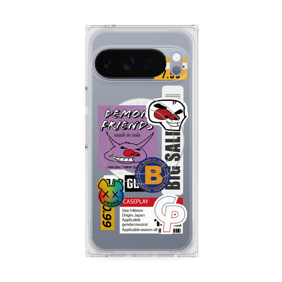 Premium Square Case with Pixelsnap［ Demon Friends Sticker .4 ］