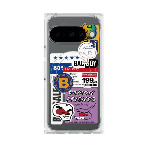 Premium Square Case with Pixelsnap［ Demon Friends Sticker .5 ］
