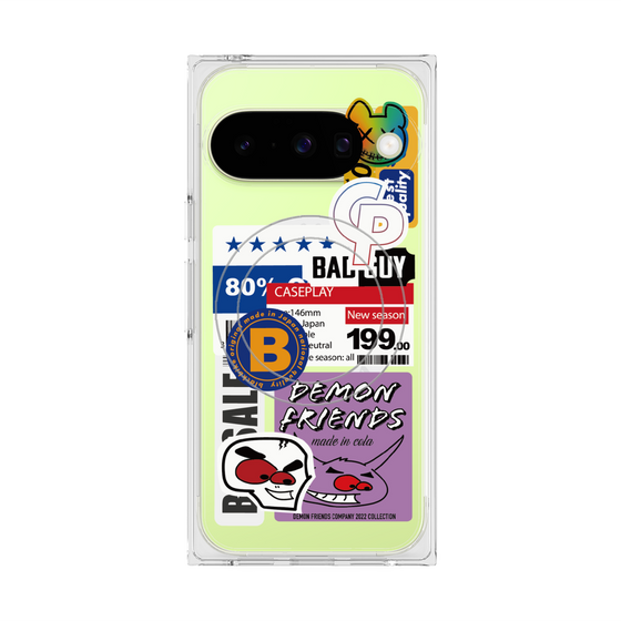 Premium Square Case with Pixelsnap［ Demon Friends Sticker .5 ］