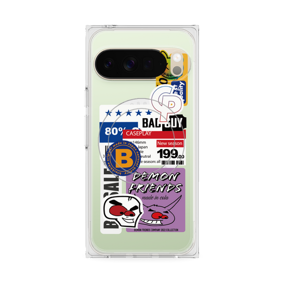 Premium Square Case with Pixelsnap［ Demon Friends Sticker .5 ］
