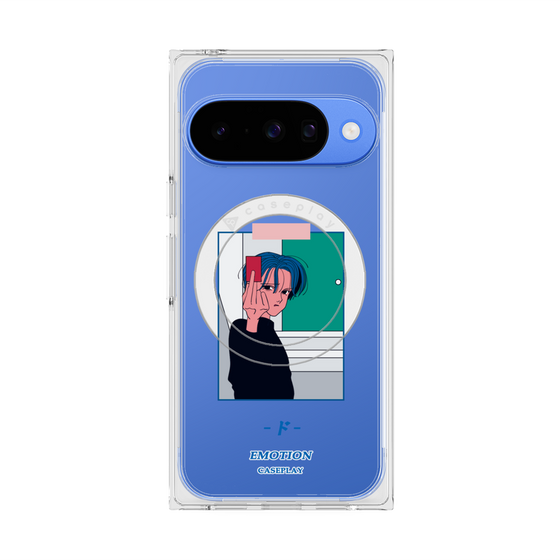 Premium Square Case with Pixelsnap［ Kido Ai Raku - Anger ］