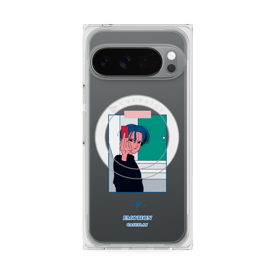 Premium Square Case with Pixelsnap［ Kido Ai Raku - Anger ］