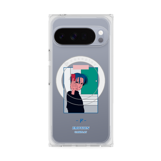 Premium Square Case with Pixelsnap［ Kido Ai Raku - Anger ］