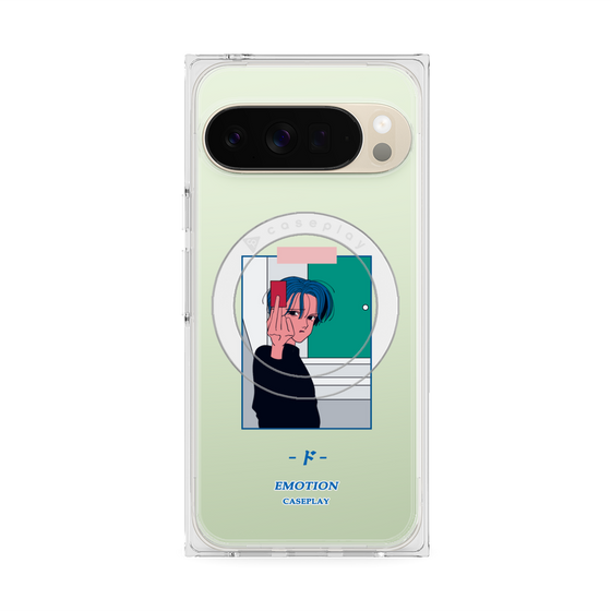 Premium Square Case with Pixelsnap［ Kido Ai Raku - Anger ］