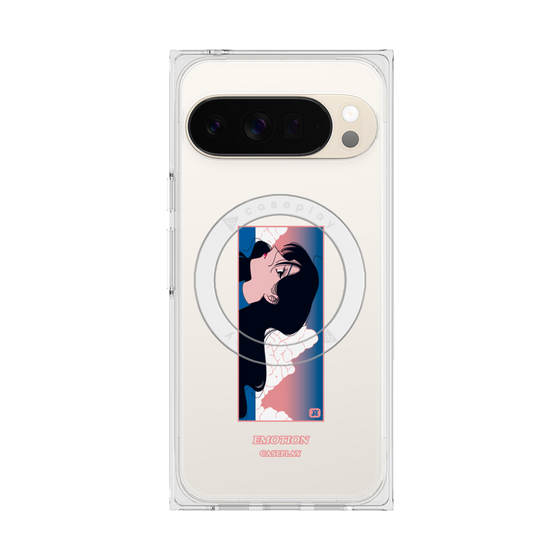 Premium Square Case with Pixelsnap［ Kido Ai Raku - Sorrow ］