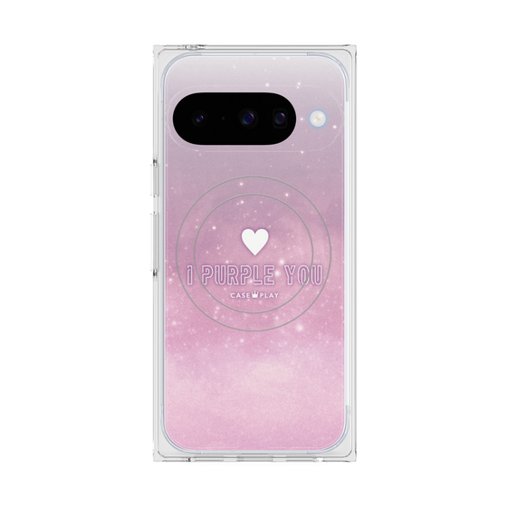 Premium Square Case with Pixelsnap［ I Purple You ］