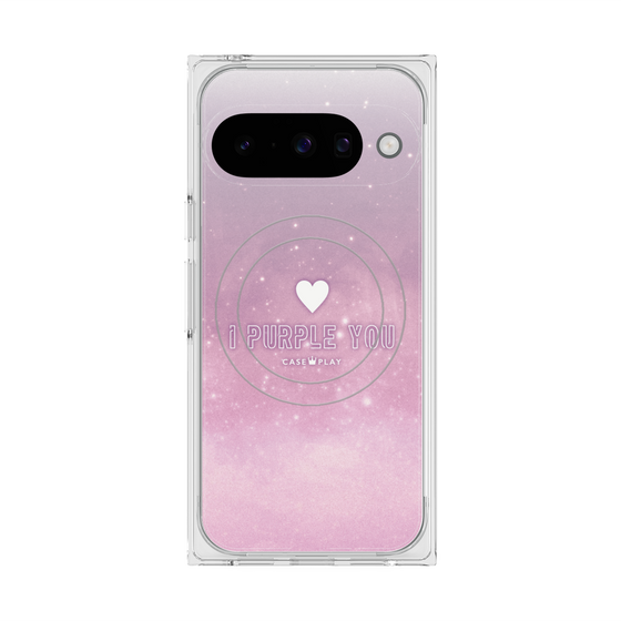 Premium Square Case with Pixelsnap［ I Purple You ］