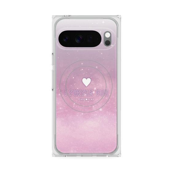 Premium Square Case with Pixelsnap［ I Purple You ］