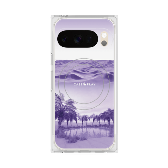 Premium Square Case with Pixelsnap［ Oasis & Desert ］