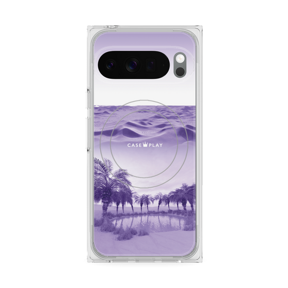 Premium Square Case with Pixelsnap［ Oasis & Desert ］