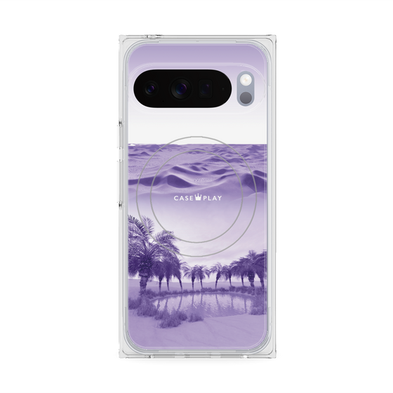 Premium Square Case with Pixelsnap［ Oasis & Desert ］