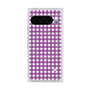 Premium Square Case with Pixelsnap［ Checkered Purple ］
