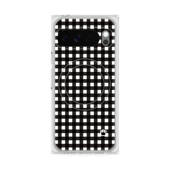 Premium Square Case with Pixelsnap［ Checkered Black ］