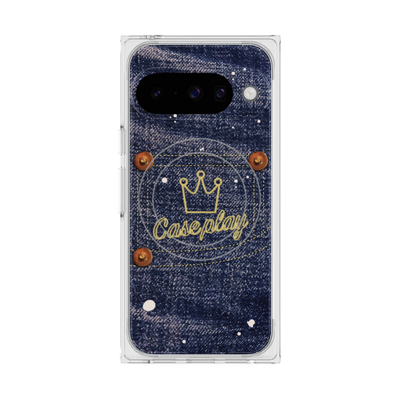 Premium Square Case with Pixelsnap［ Denim Used Jeans ］