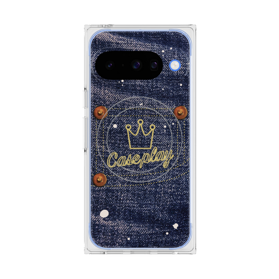 Premium Square Case with Pixelsnap［ Denim Used Jeans ］