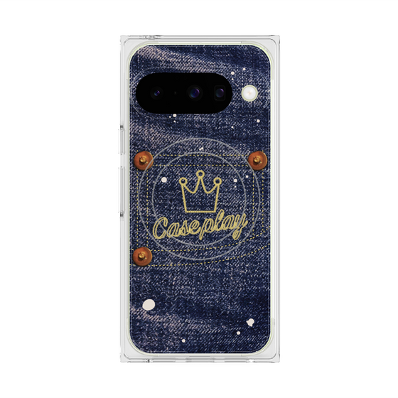 Premium Square Case with Pixelsnap［ Denim Used Jeans ］