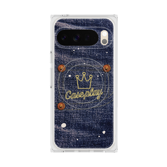 Premium Square Case with Pixelsnap［ Denim Used Jeans ］