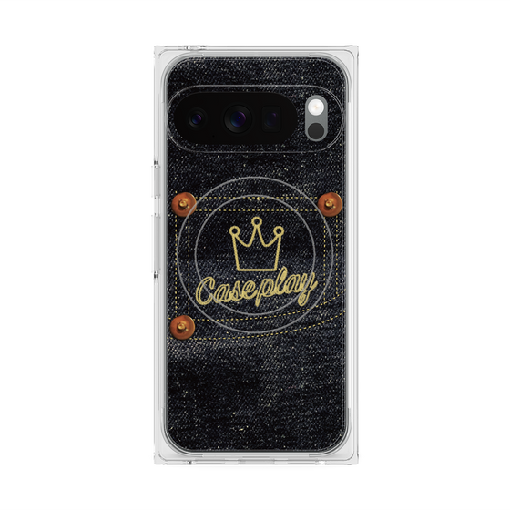 Premium Square Case with Pixelsnap［ Denim Indigo Jeans ］