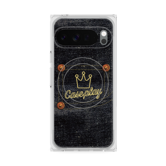 Premium Square Case with Pixelsnap［ Denim Indigo Jeans ］