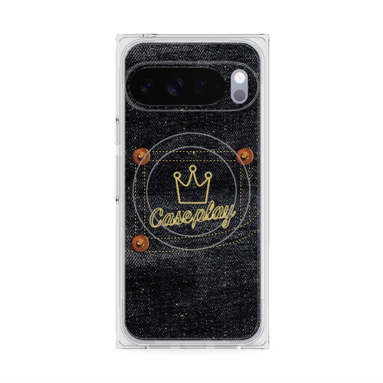 Premium Square Case with Pixelsnap［ Denim Indigo Jeans ］