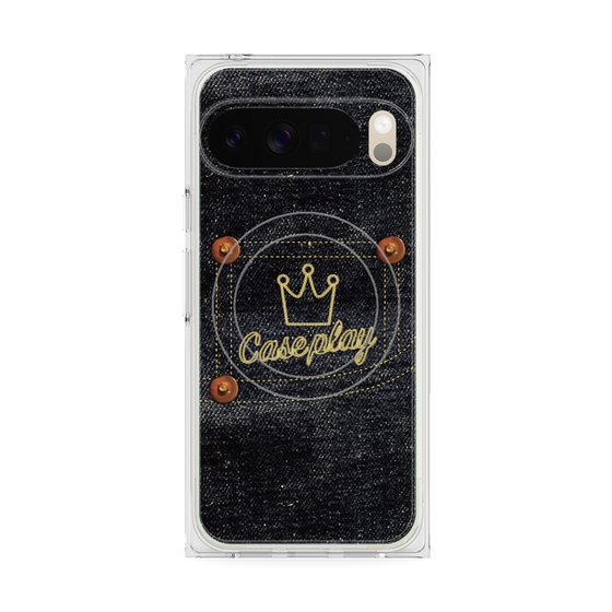 Premium Square Case with Pixelsnap［ Denim Indigo Jeans ］