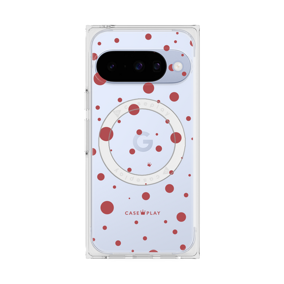 Premium Square Case with Pixelsnap［ Dippin Dots Red ］