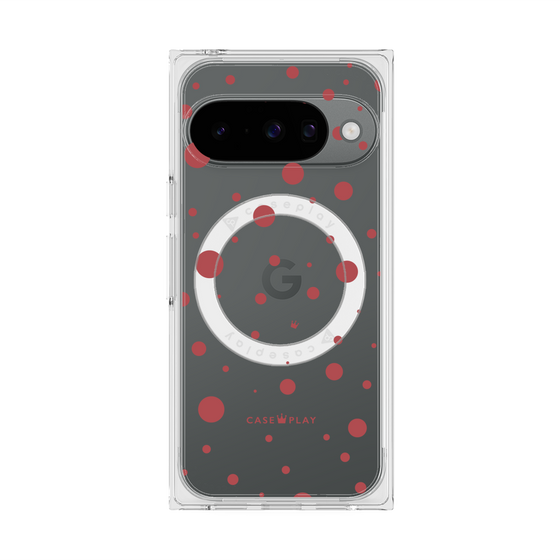 Premium Square Case with Pixelsnap［ Dippin Dots Red ］