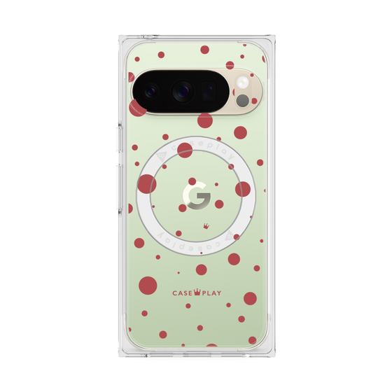 Premium Square Case with Pixelsnap［ Dippin Dots Red ］
