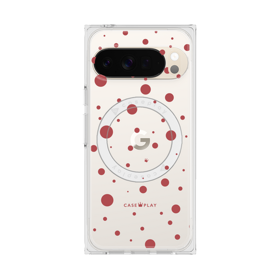 Premium Square Case with Pixelsnap［ Dippin Dots Red ］