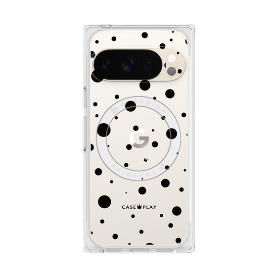 Premium Square Case with Pixelsnap［ Dippin Dots Black ］