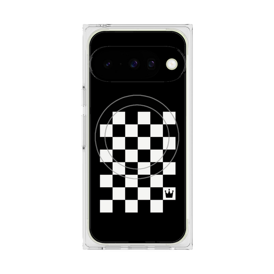 Premium Square Case with Pixelsnap［ Racing Checkered Flag ］
