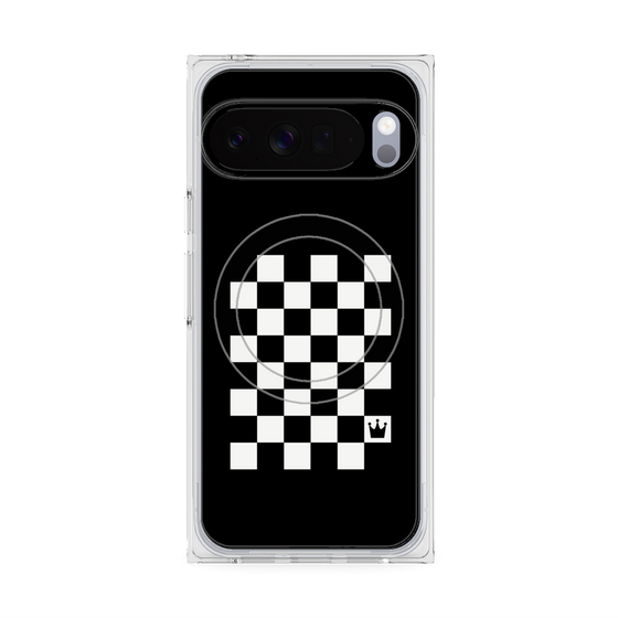 Premium Square Case with Pixelsnap［ Racing Checkered Flag ］