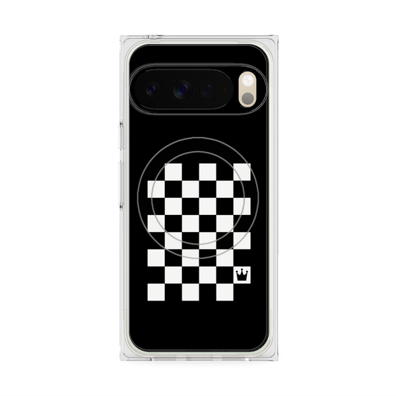 Premium Square Case with Pixelsnap［ Racing Checkered Flag ］
