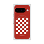 Premium Square Case with Pixelsnap［ Racing Checkered Flag Red ］