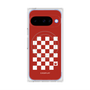 Premium Square Case with Pixelsnap［ Racing Checkered Flag Red ］