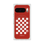 Premium Square Case with Pixelsnap［ Racing Checkered Flag Red ］