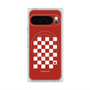 Premium Square Case with Pixelsnap［ Racing Checkered Flag Red ］