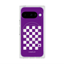 Premium Square Case with Pixelsnap［ Racing Checkered Flag Purple ］