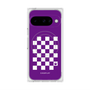 Premium Square Case with Pixelsnap［ Racing Checkered Flag Purple ］